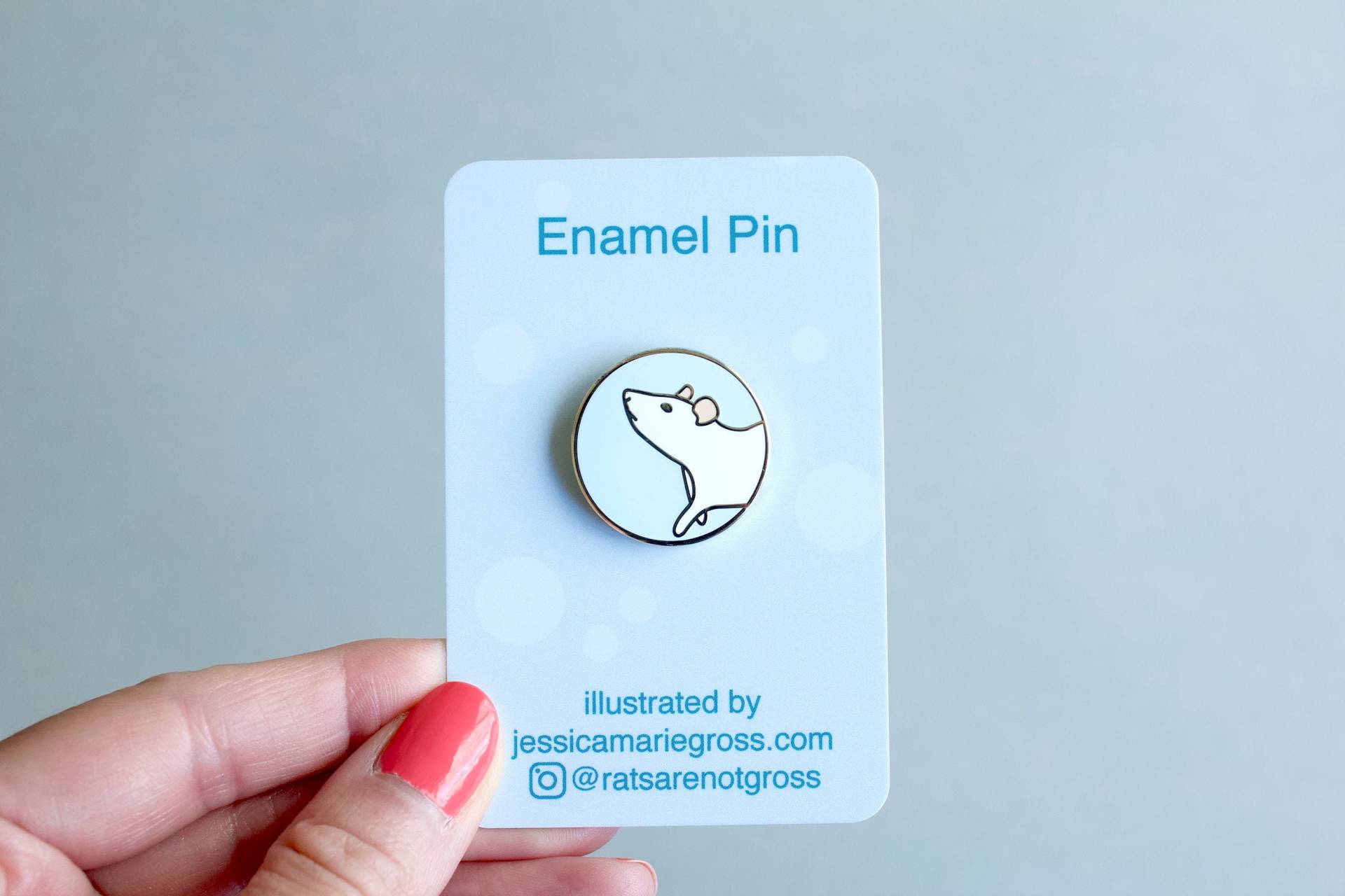 Hartemaille Pin Von Der Ratte von thedistantdrum