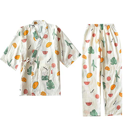 Fancy Pumpkin Damen kimono robe yukata bademantel pyjamas anzug color1090 L von thefancypumpkin
