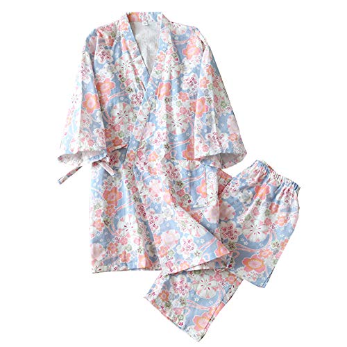 Fancy Pumpkin Japanische Frauen Kimono Pyjamas Nachthemd Größe L-A04 von thefancypumpkin