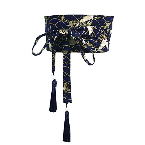 Fancy Pumpkin Japanischer Yukata Kimono Obi Mit Quastengürtel Harajuku Taille-V1 von thefancypumpkin