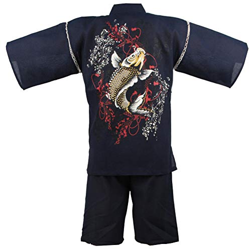 thefancypumpkin Männer japanischen Stil Kleid Kimono Pyjamas Anzug XL-05 von thefancypumpkin