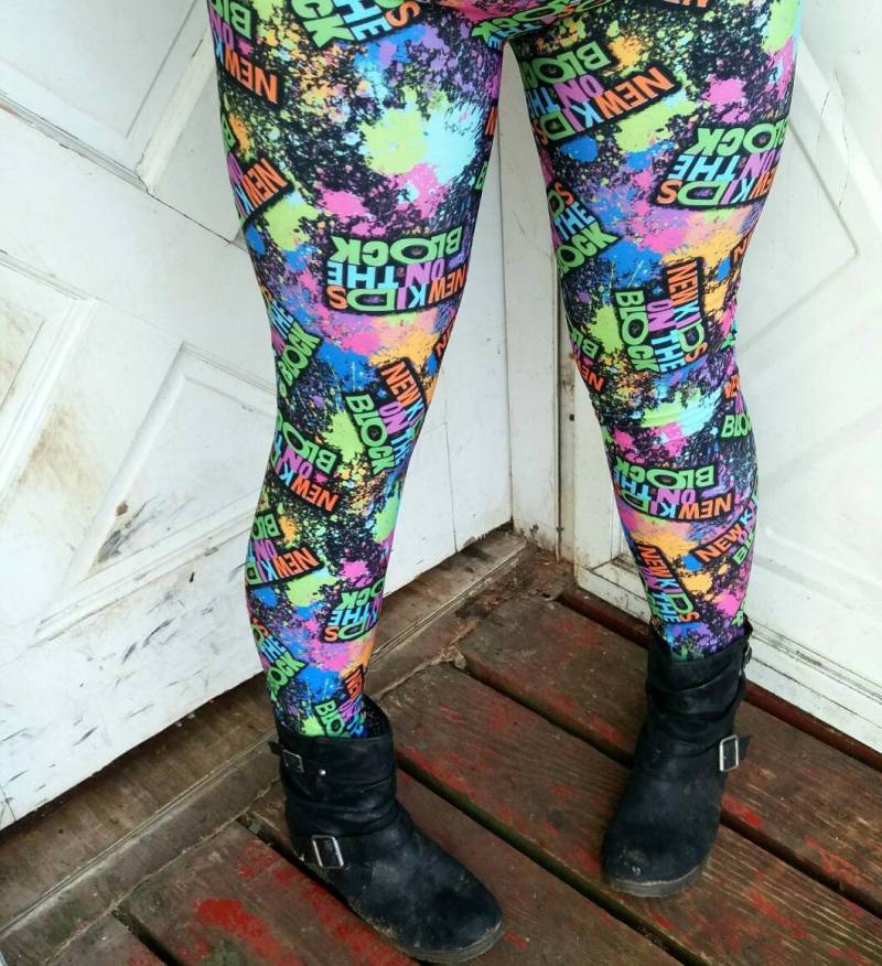 Blockhead Tribut Neue Kinder Leggings Hose Individuell Handgefertigt in 2 Bis 3 Wochen von thegeekgarden