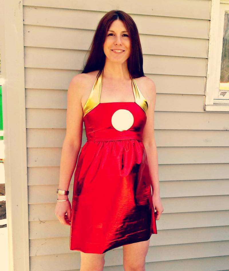 Iron Metal Man Retro Neckholder Kleid Cosplay Kostüm Damen Und Plus Größe von thegeekgarden