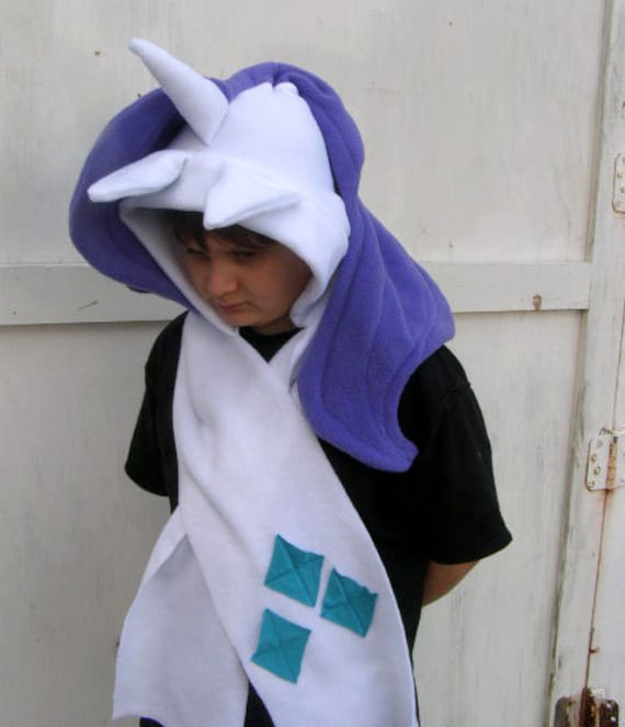 My Little Pony Cosplay Plüsch Hoodie Schal Meme Rarität Hut Haube Mlp Fim von thegeekgarden