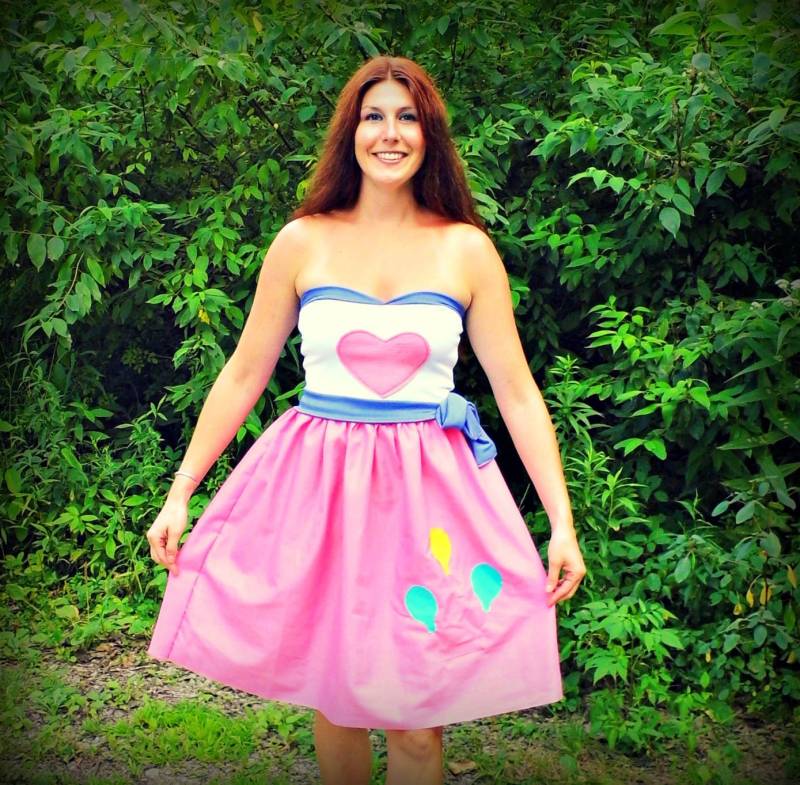 My Little Pony Custom Pinkie Pie Ebookers Inspiriert Kleid Mlp Fim von thegeekgarden