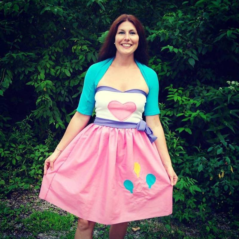 My Little Pony Custom Pinkie Pie Ebookers Inspirierte Kleid Und Shrug Set Mlp Fim Deluxe von thegeekgarden