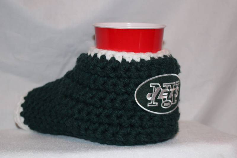 New York Jets Drink Mitt - Der Fäustling Mit Dem Getränkehalter von theheadsaid