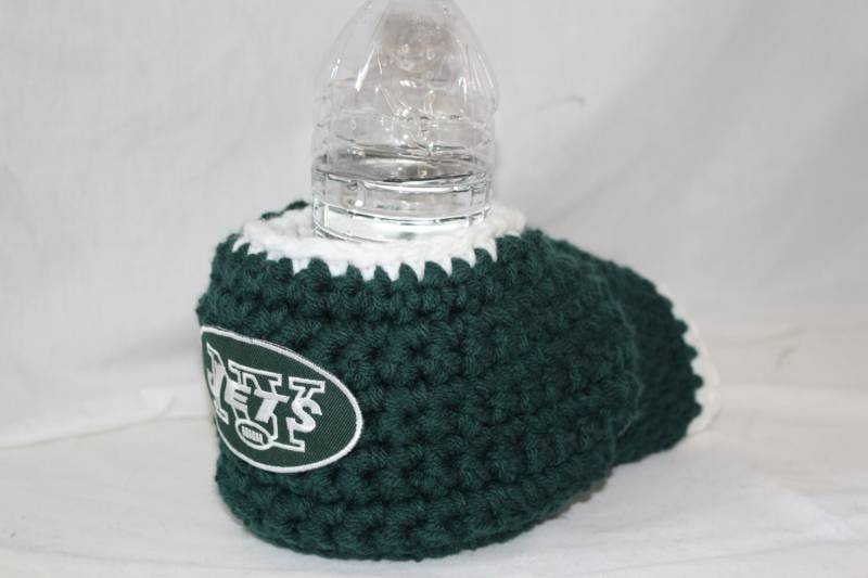 Ny Jets Drink Mitt Gehäkelter Dosenhalter von theheadsaid