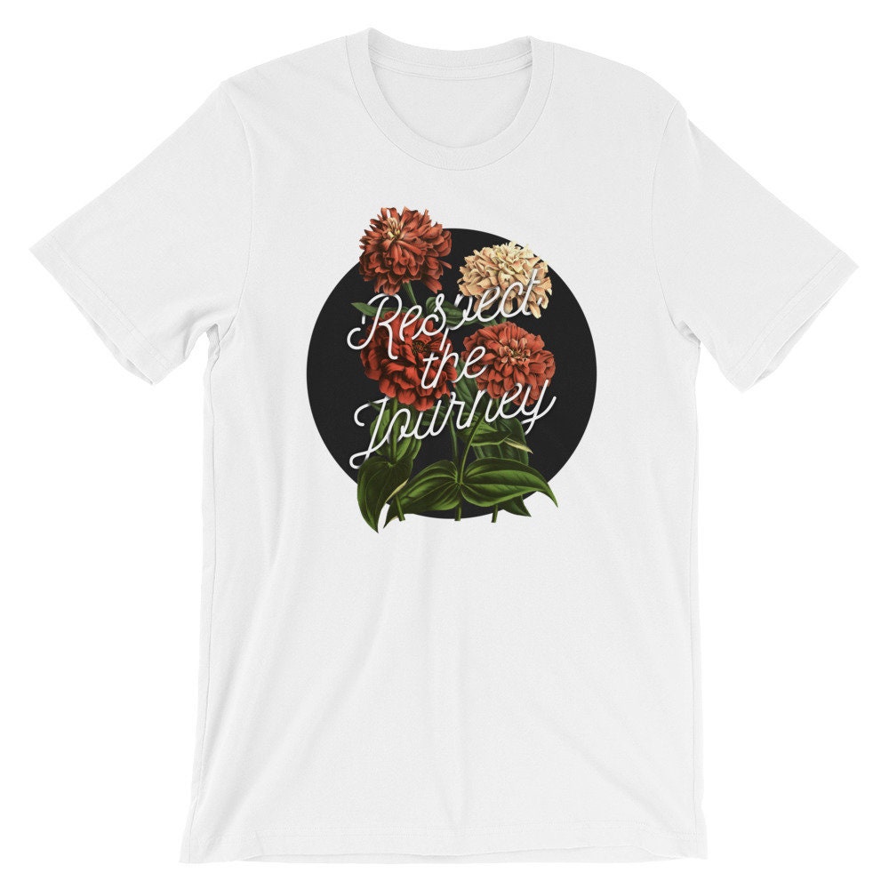 Inspirierende Typografie Shirt - Mbmbam Zitat Unisex "Respekt Die Reise" von thejoyfulfox