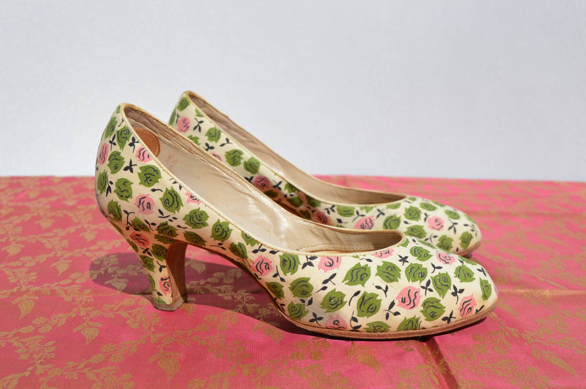 Vintage 50-60Er Jahre Original Tanzschuhe Capezios Von Capezio Schuhe Sandale French Boot Shop Größe 6 M Vontänzerin Mod By Thekaliman von thekaliman