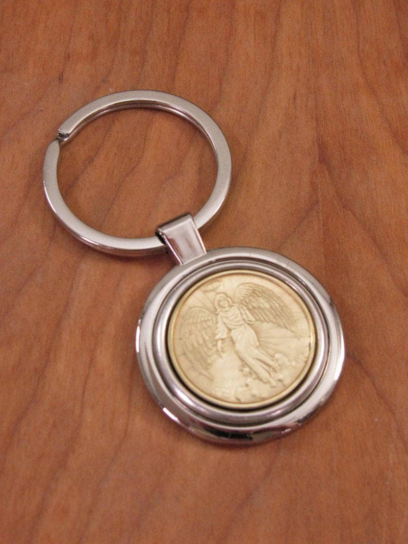 Engel Münze - Schutzengel Schlüsselanhänger/Geschenke Unter 20 Inspiration Geschenk Für Sie/Ihn Vintage Engel Münze - Schutzengel Schlüsselanhänger/Geschenke Unter 20 Inspiration Geschenk Für Sie/Ihn Vintage von thekeyofa