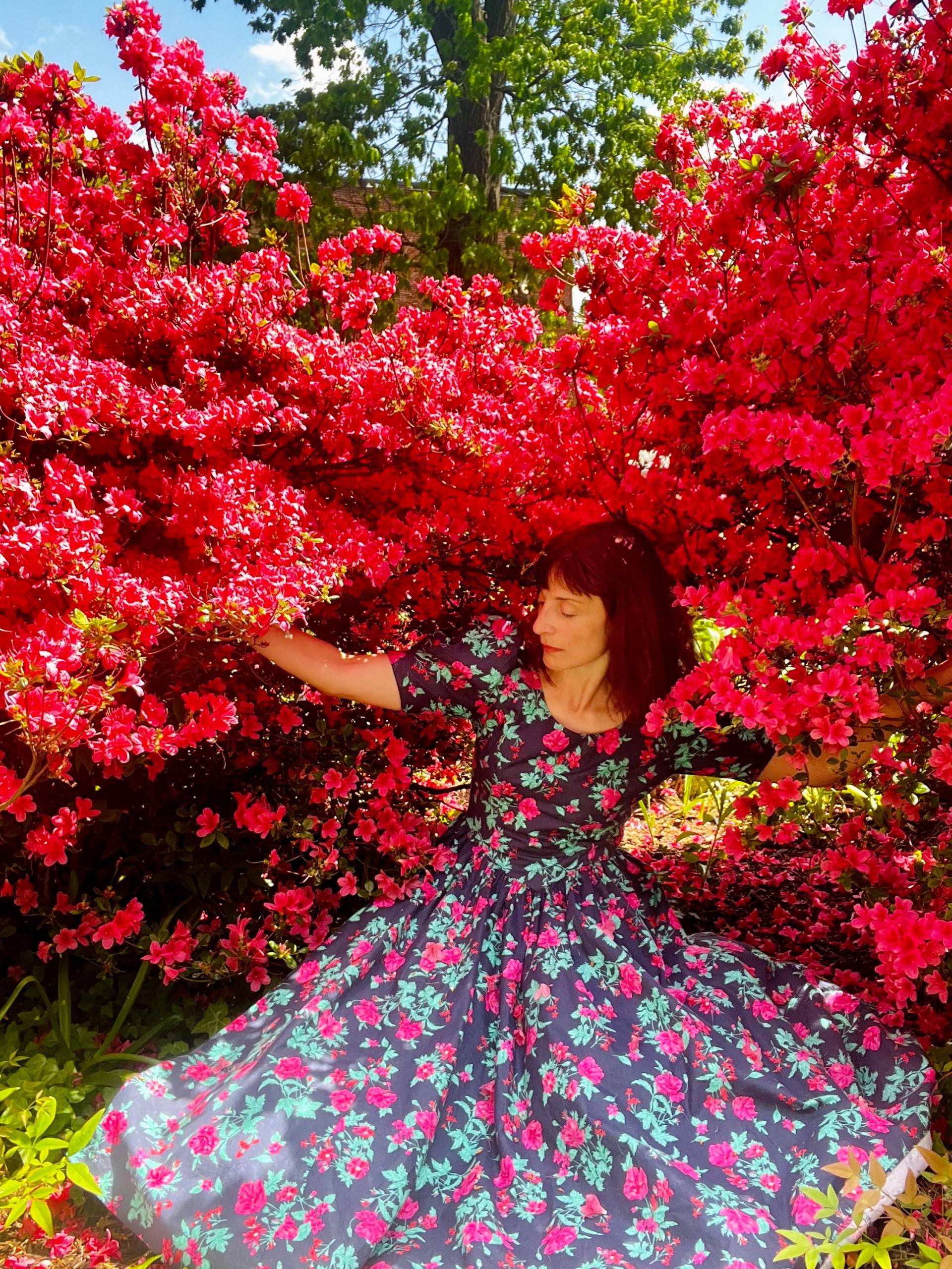 Vintage 80Er Kleid, Laura Ashley Blumen Baumwolle Puffärmel Rückenfreies Schleifen Tellerrock, 50Er Kleid Vintage 80Er Kleid, Laura Ashley Blumen Baumwolle Puffärmel Rückenfreies Schleifen Tellerrock, 50Er Kleid von thelastdaysofvintage