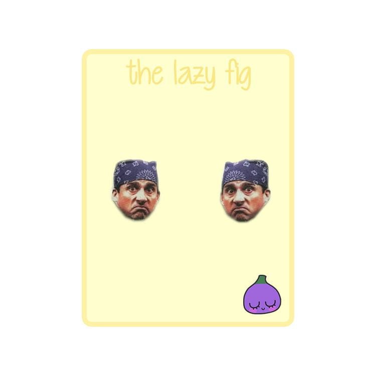 Prison Mike - The Office Ihre Wahl Von Bolzen Oder Baumeln Titan Ohrringe von thelazyfig