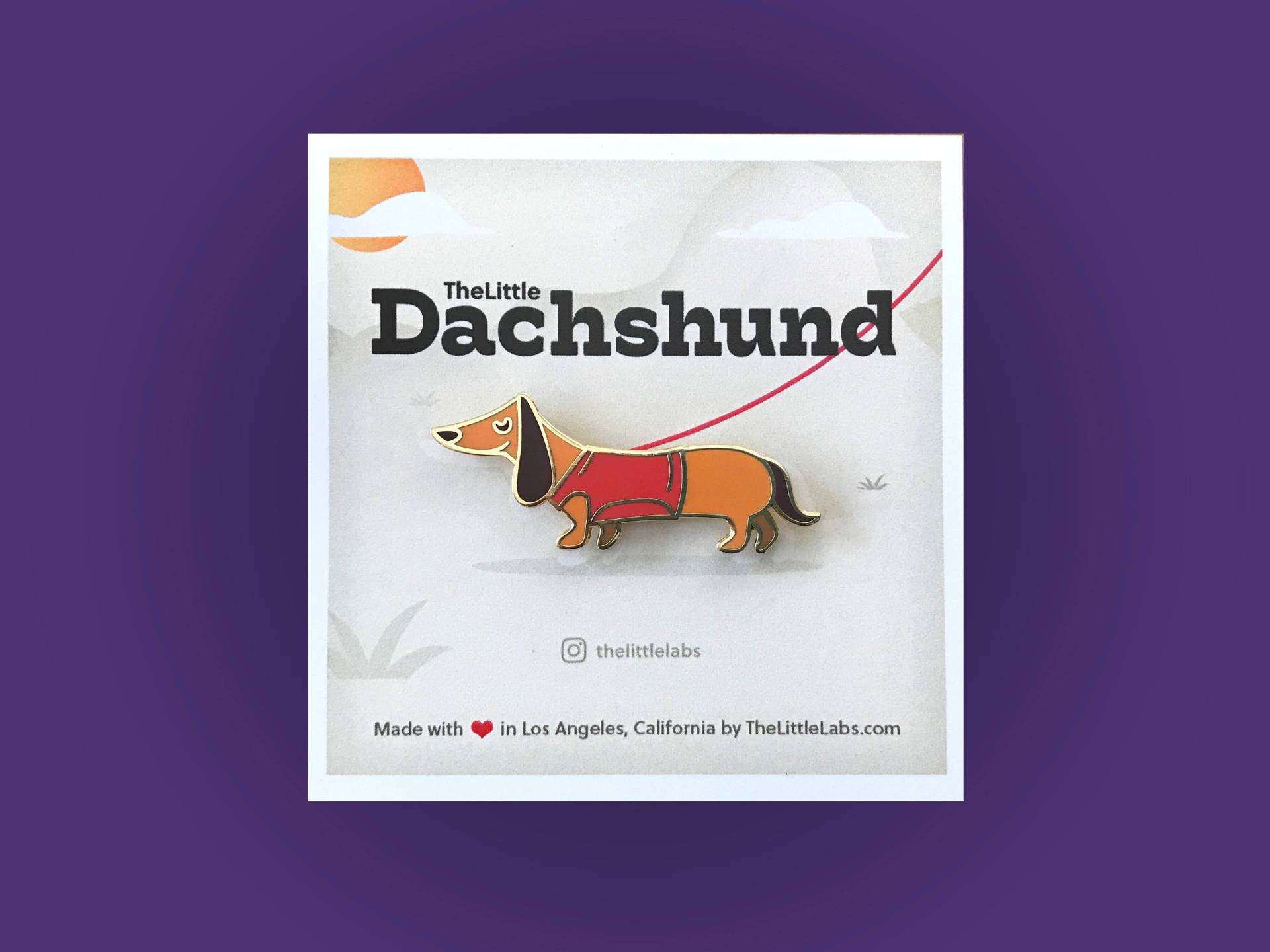 Der Kleine Dackel - Emaille Pin Der Kleine Dackel - Emaille Pin von thelittlelabs