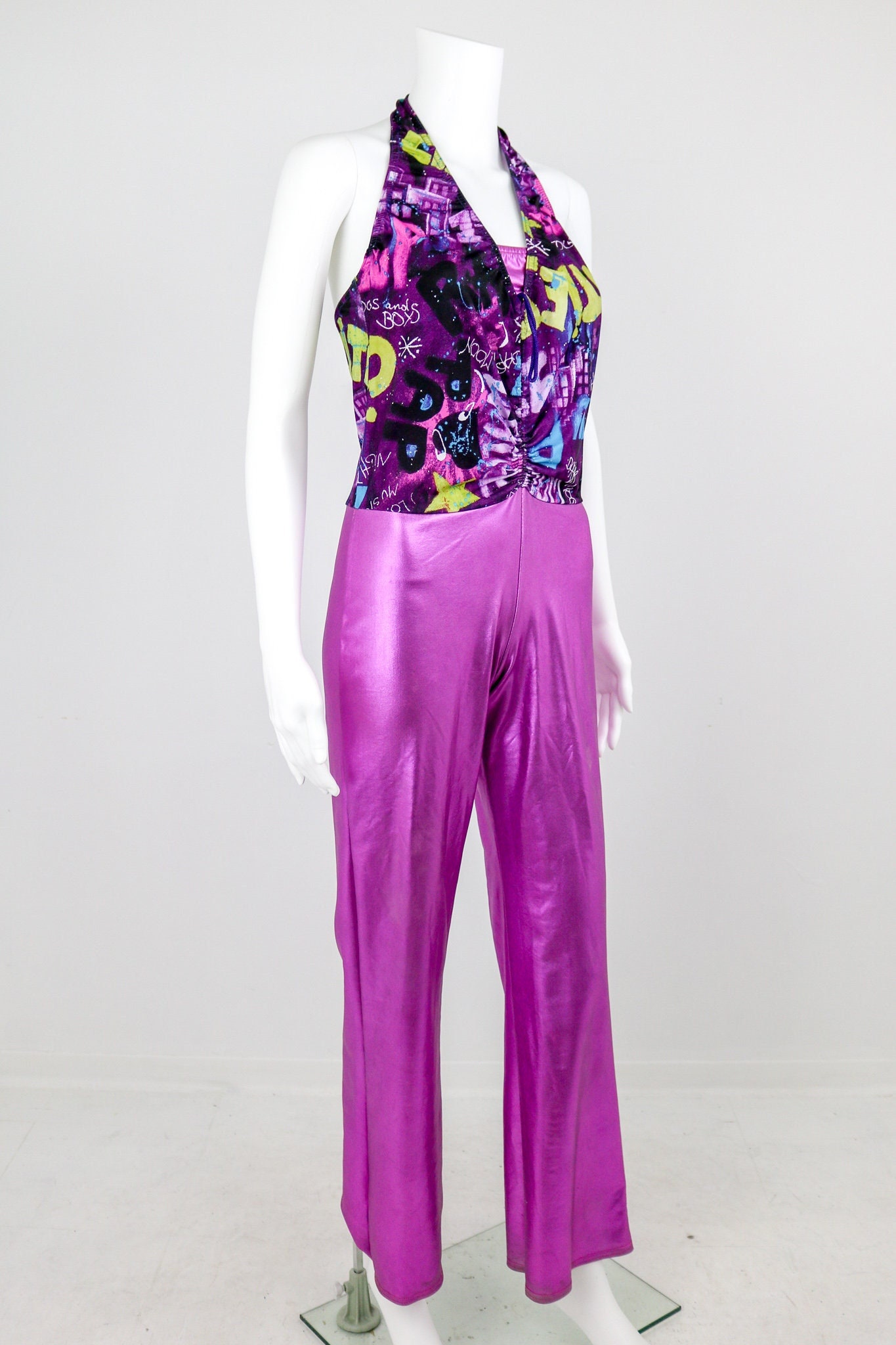 90Er Jahre Spandex Hip Hop Urban Streetwear Overall von thelivingroomvintage