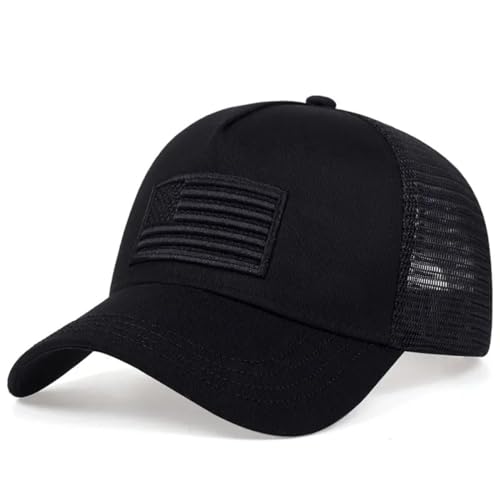 thematys Trucker Cap 'USA' – Stylische & Verstellbare Baseball-Kappe mit Mesh-Einsatz, Ideal für Damen & Herren, Perfekt für Sommer von thematys