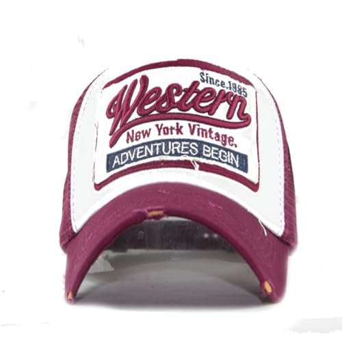 thematys Trucker Cap Western-Indian - Verstellbare Baseball-Kappe Mesh, Snapback, Herren, Damen, Sonnenschutz, Sommer & Outdoor, 55 bis 59cm (DE/NL/SE/PL, Alphanumerisch, Einheitsgröße, western1) von thematys