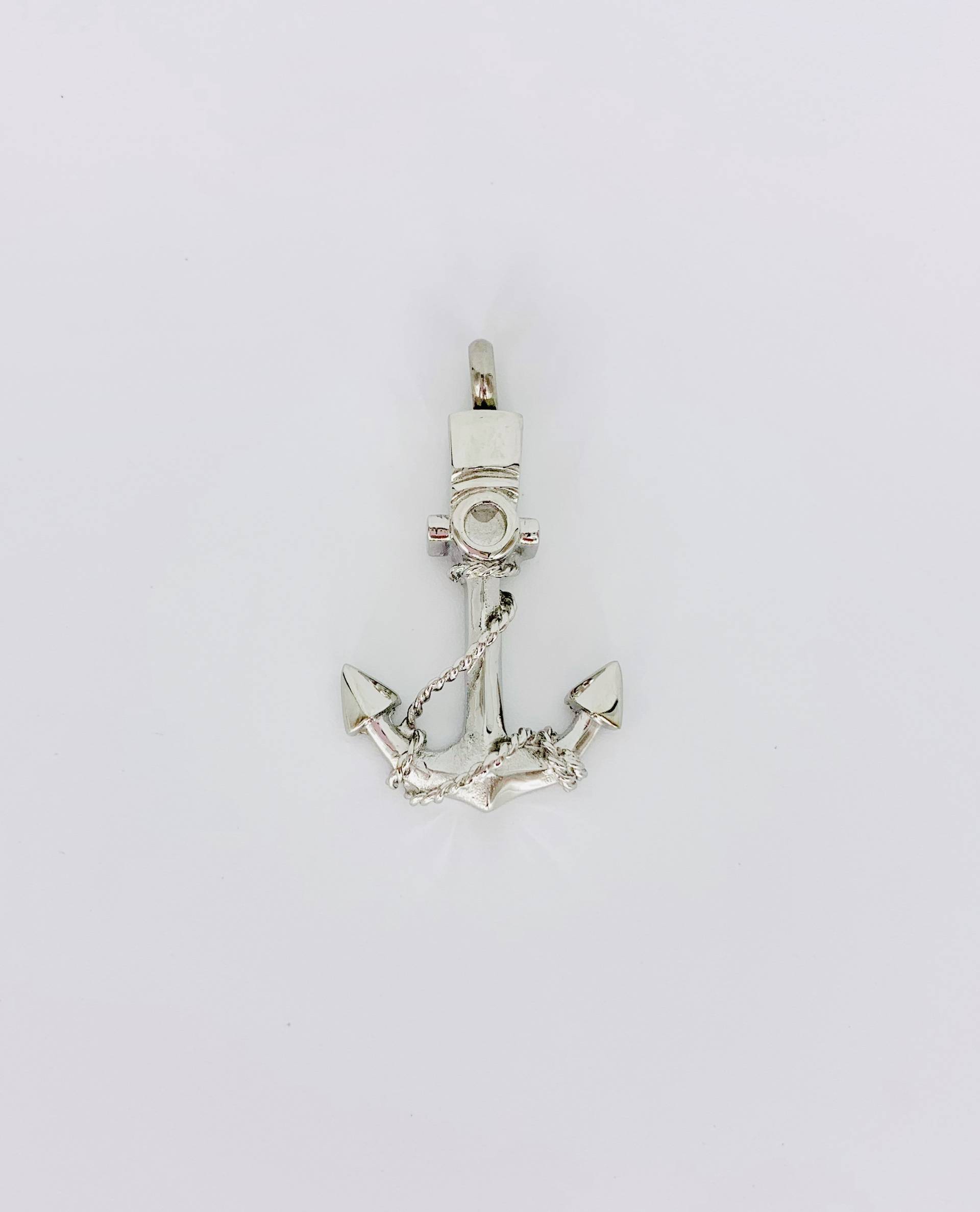 Edelstahl Anker Urne Anhänger - Erinnerungsschmuck von thememoryboutique