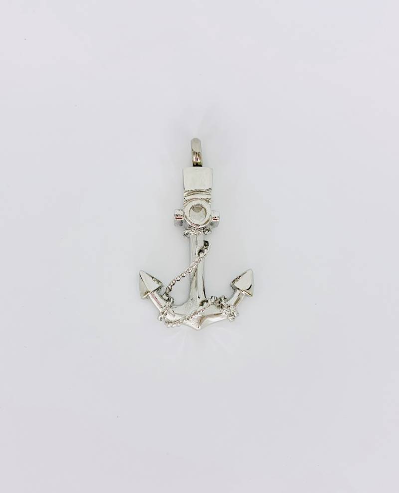 Edelstahl Anker Urne Anhänger - Erinnerungsschmuck von thememoryboutique