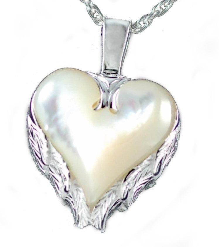 Feuerbestattung Herz Anhänger-Urne Mutter Der Perle Halskette-Memorial Schmuck-Asche Halskette-Einäscherung Medaillon-Memorial von thememoryboutique
