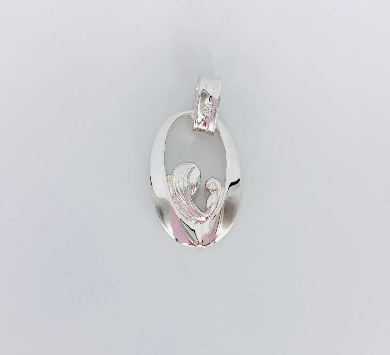 Feuerbestattung Mutter Und Kind Anhänger-Urne Halskette-Memorial Schmuck-Asche Halskette-Einäscherung Medaillon-Memorial Geschenk-Einäscherung von thememoryboutique