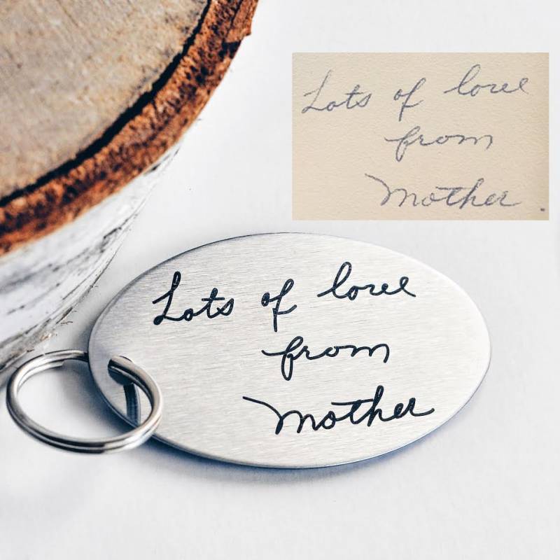 Personalisierte Schlüsselanhänger Handschrift Oder Schriftwahl Geschenk Ihn Ihr Vater Sohn Bruder Opa Mama Freund Cool Kerl Vatertag von themomandpopgiftshop