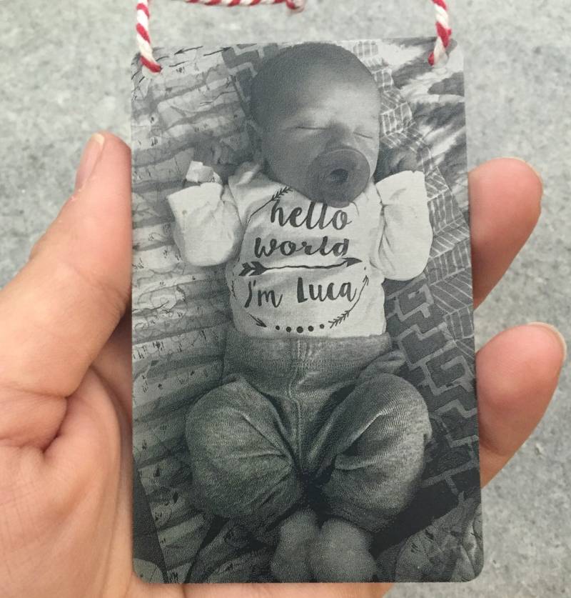 Personalisierter Fotoornament Erstes Weihnachtsgeschenk Personalisierte Familienanfertigung Für Ihn Urlaubsgeschenk Papa Mama Oma Opa Vatertag von themomandpopgiftshop