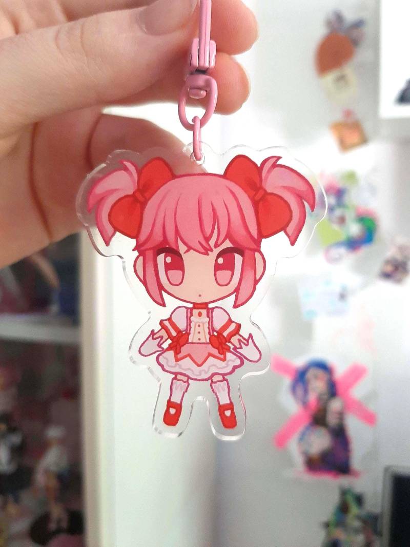 Madoka Magica Lustiger Schlüsselanhänger Madoka Magica Lustiger Schlüsselanhänger von theolivebench