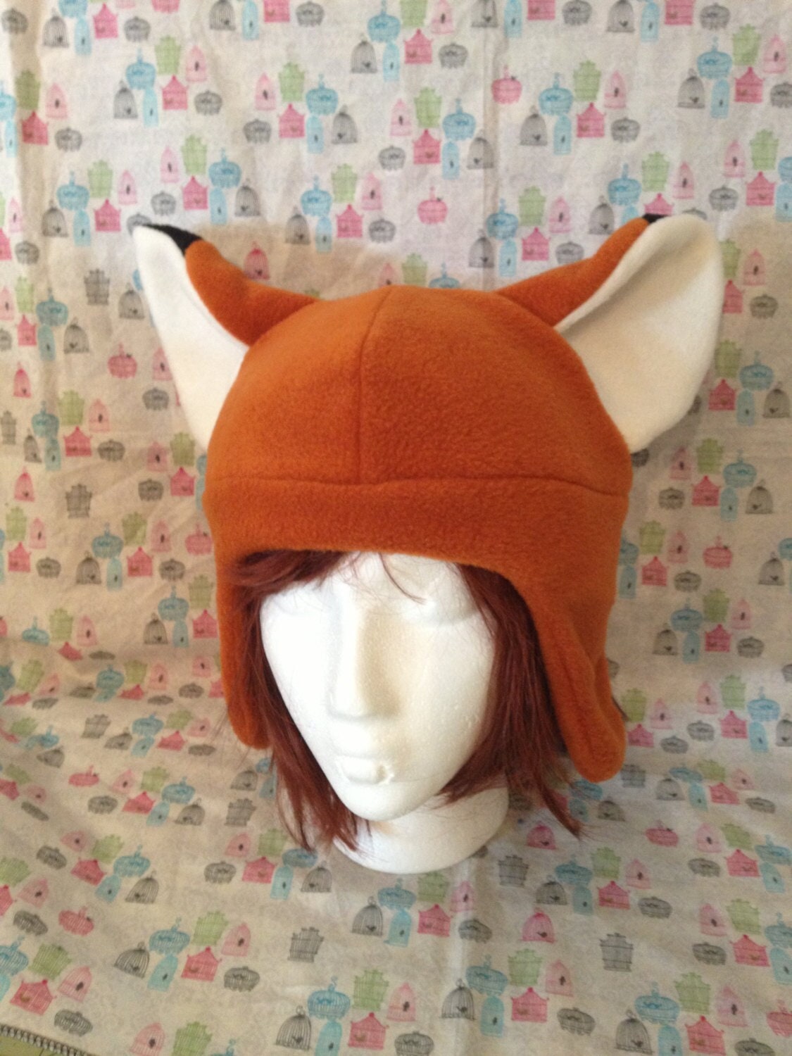 Fleece Fuchs Mütze von thepinkcastle