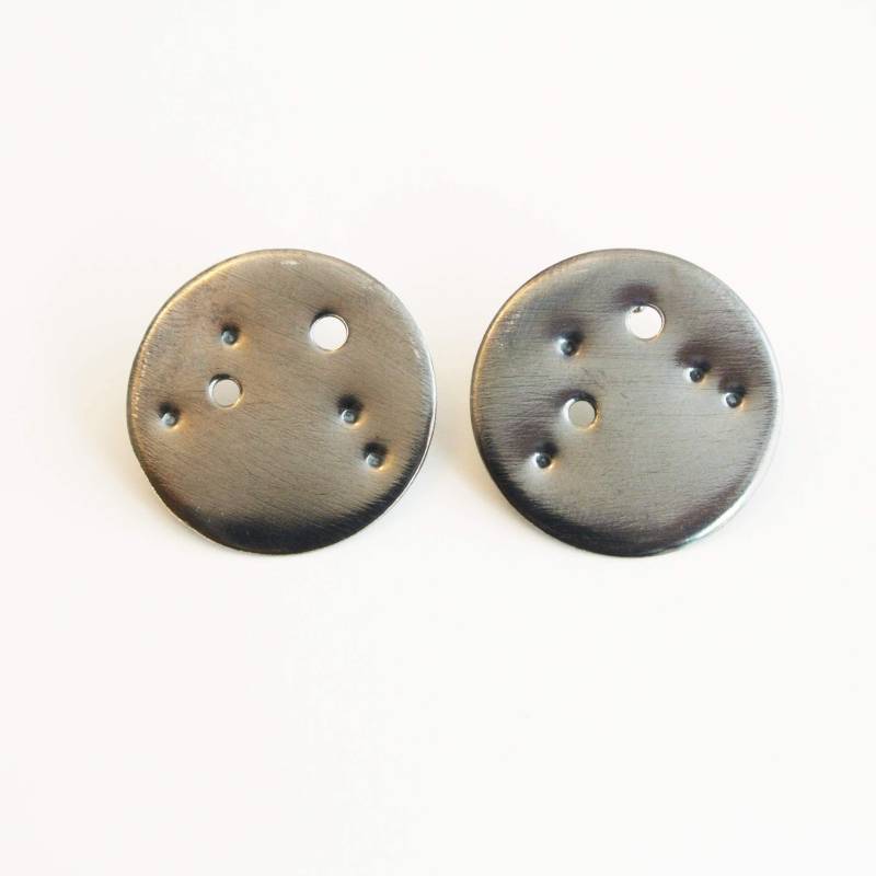 Aries Constellation Ohrringe Argentium Silber Sternzeichen Ohrstecker von thepinklocket