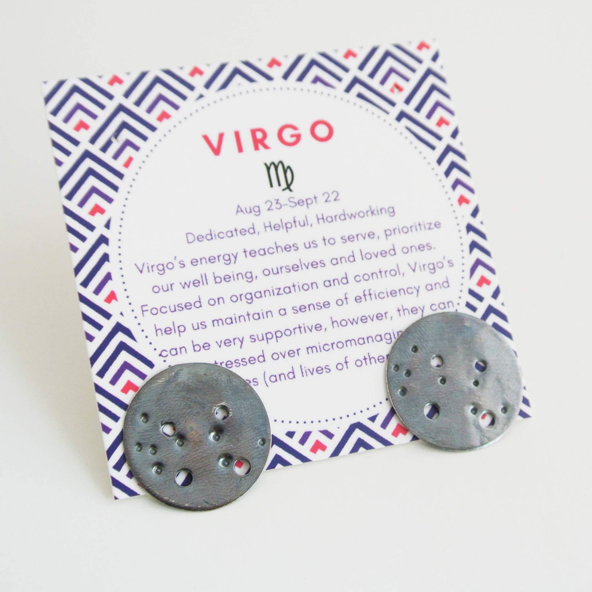 Virgo Zodiac Constellation Argentium Silber Ohrringe, Nickelfrei, Empfindliche Ohren, Geburtstagsgeschenk, Hypoallergen Virgo Zodiac Constellation Argentium Silber Ohrringe, Nickelfrei, Empfindliche Ohren, Geburtstagsgeschenk, Hypoallergen von thepinklocket