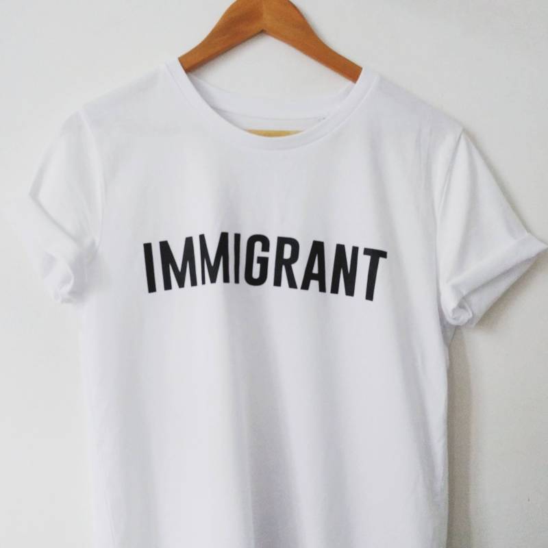 T-Shirt Immigrant T-Shirt Immigrant von thepotatostudio