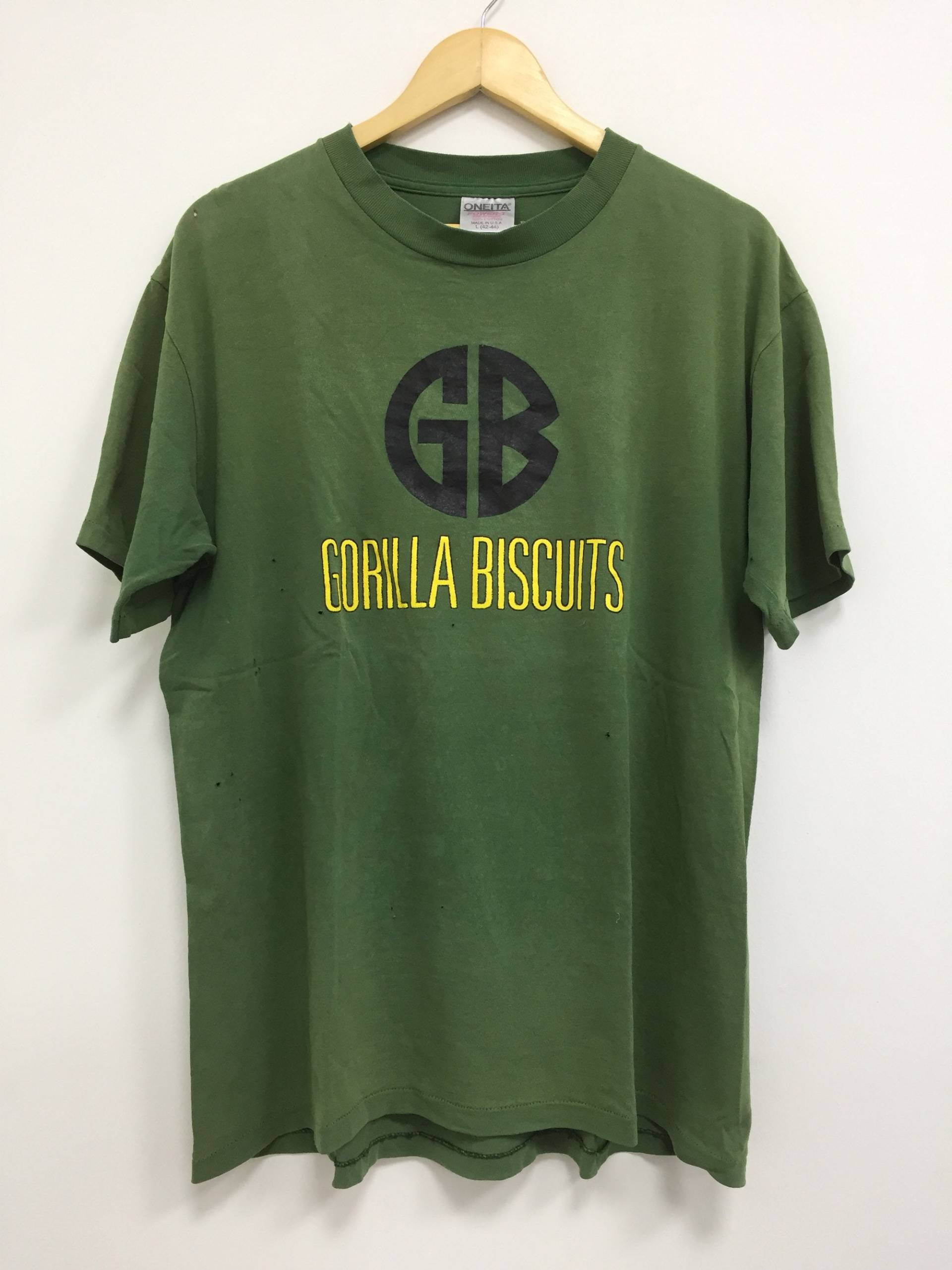 Selten Vintage Gorilla Kekse Band Shirt Größe Punk Kleinere Gefahr Warzone Jugend Von Heute Selten Vintage Gorilla Kekse Band Shirt Größe Punk Kleinere Gefahr Warzone Jugend Von Heute von thepurixvintage