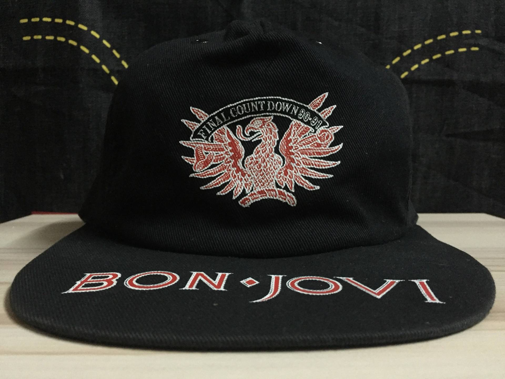 Vintage 90Er Bon Jovi Mütze Final Countdown 1990 - 1991 Vintage 90Er Bon Jovi Mütze Final Countdown 1990 - 1991 von thepurixvintage