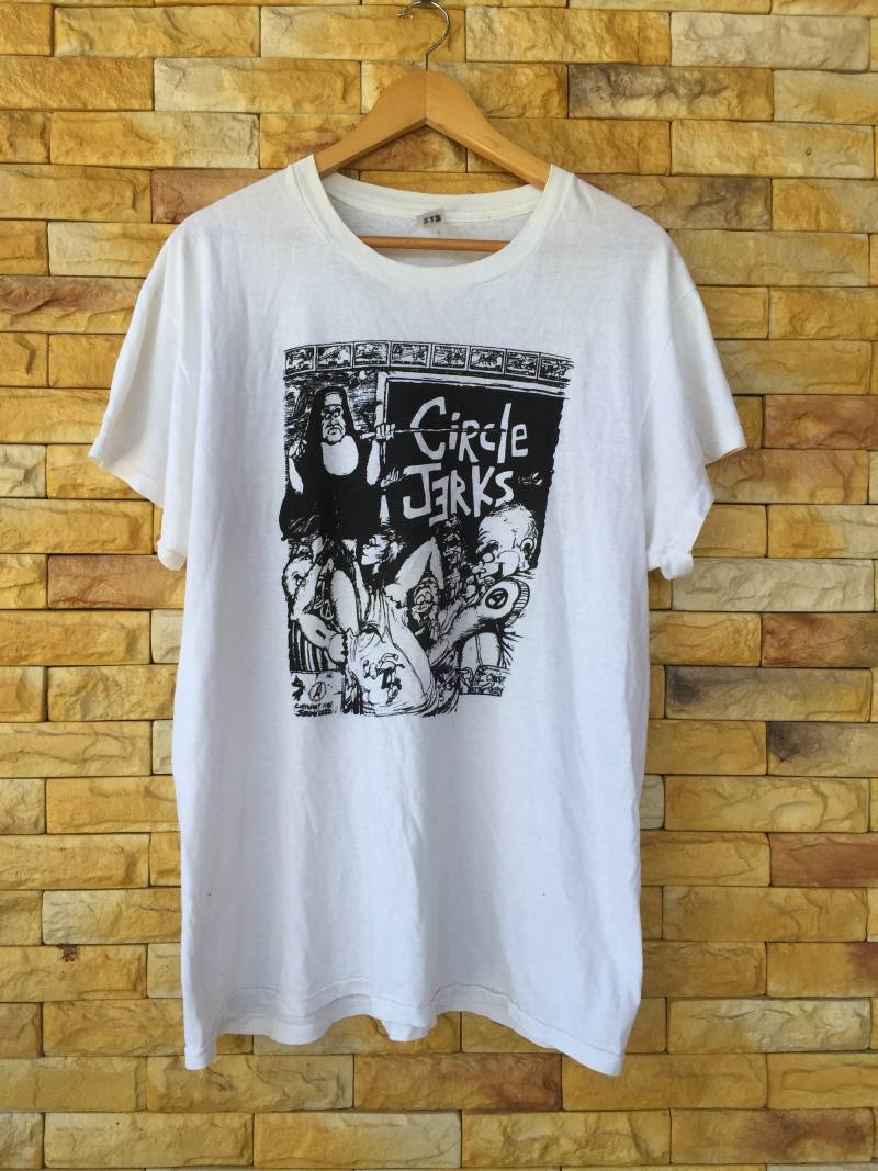 Vintage 90Er Jahre Circle Jerks Band Shirt Xlarge Größe Gorilla Biscuits Bad Brains Minor Threat Black Flag Descentents Religion Fugazi von thepurixvintage