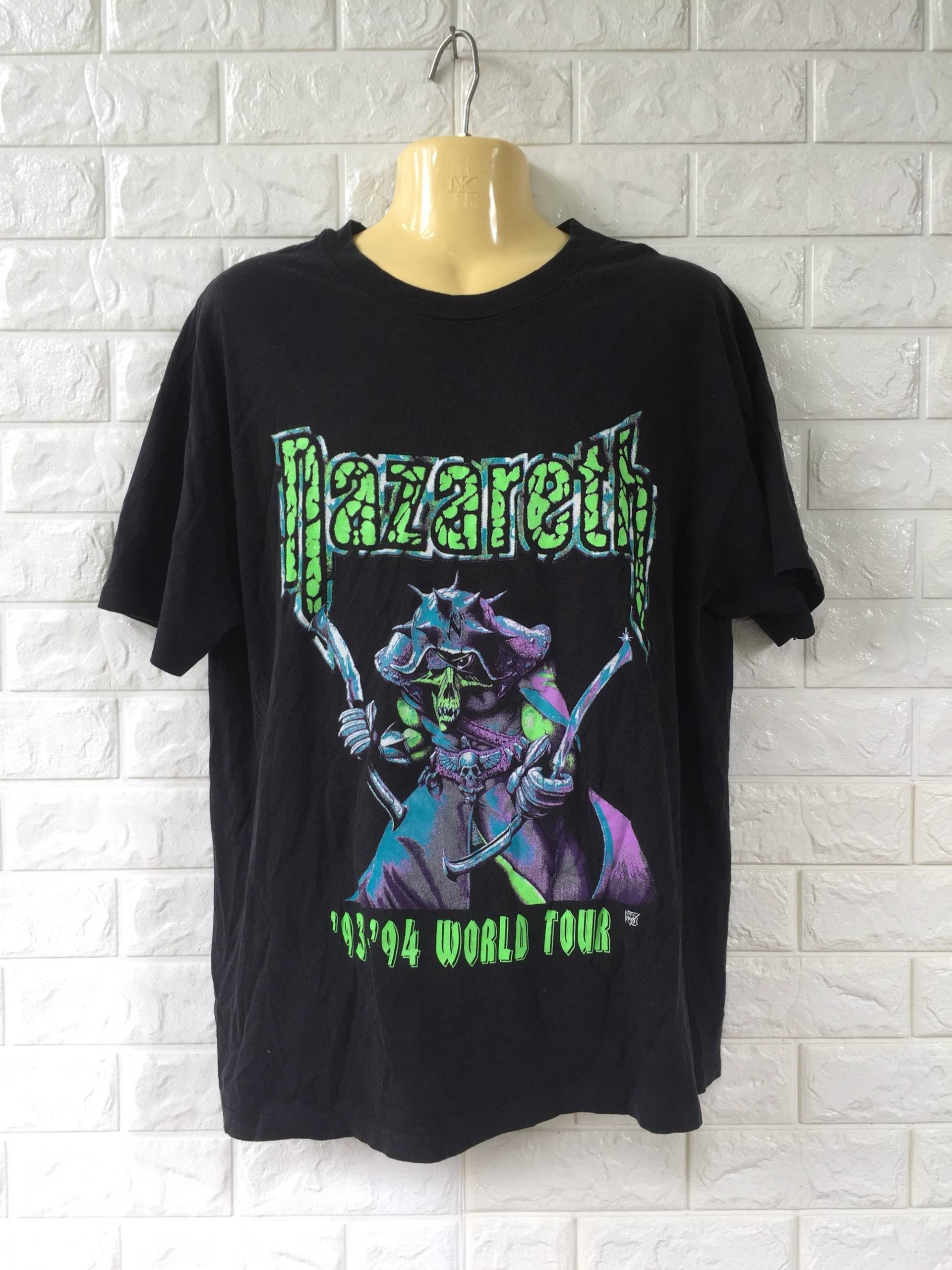 Vintage Nazareth Band Shirt Sz Xl 93 94 Welttournee Vintage Nazareth Band Shirt Sz Xl 93 94 Welttournee von thepurixvintage