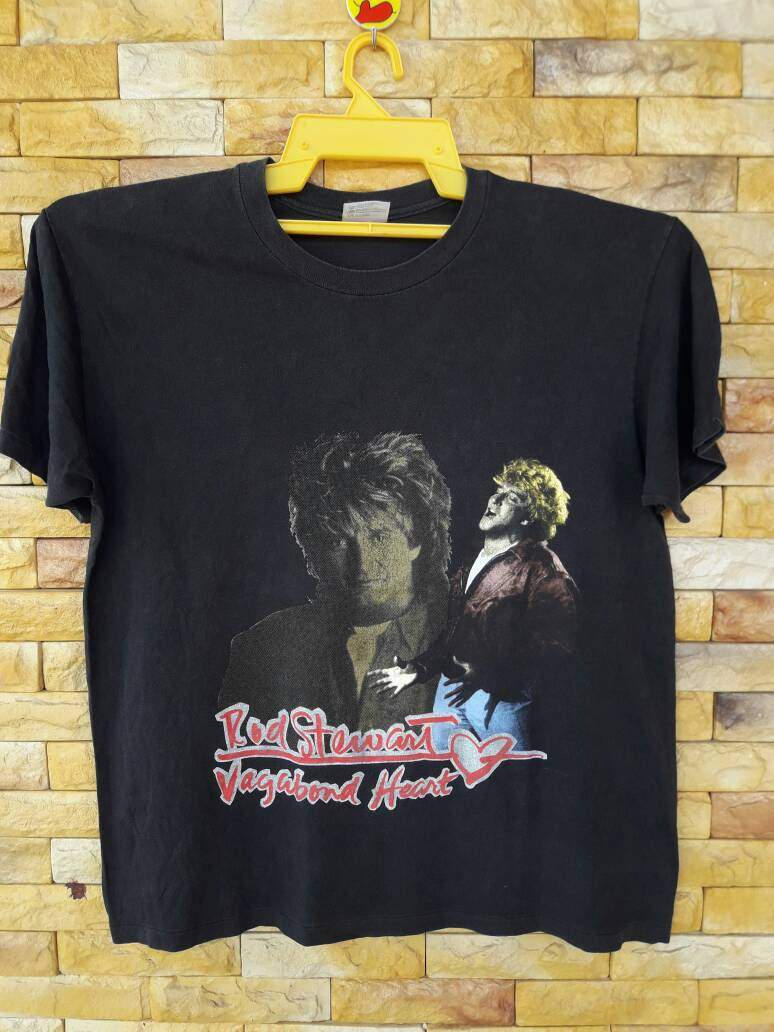 Vintage Rod Stewart Vagabond Heart Tour 91'92 "Tour Musical Rock, Pop, Folk Rock X-Large Size Shirt von thepurixvintage