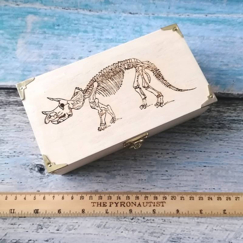 Schmuckkästchen/- Dinosaurier Skelett Fossil von thepyronautist