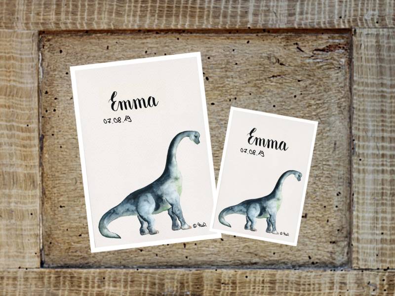 U-Heft-/Reise-/Impfpasshülle Brachiosaurus U-Heft-/Reise-/Impfpasshülle Brachiosaurus von theresiahaussner