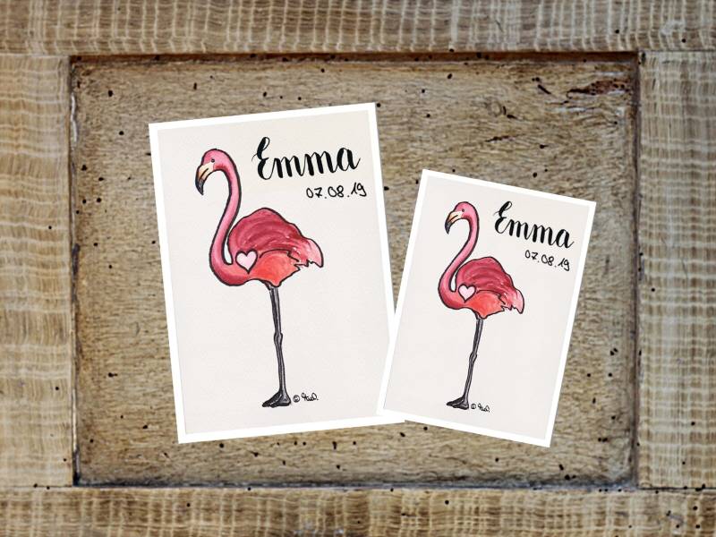U-Heft-/Reise-/Impfpasshülle Flamingo U-Heft-/Reise-/Impfpasshülle Flamingo von theresiahaussner