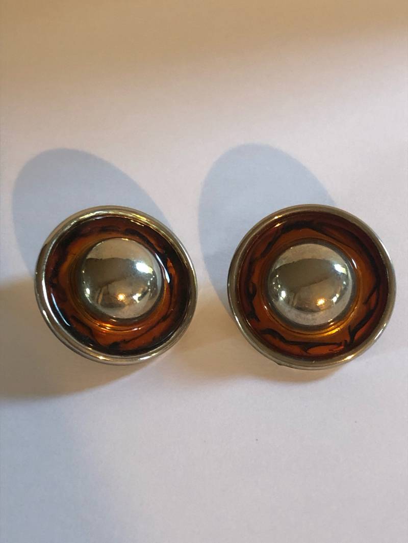 Vintage-Ohrringe Aus Plexiglas Und Metall, 70' Vintage-Ohrringe Aus Plexiglas Und Metall, 70' von theserendipityandcie