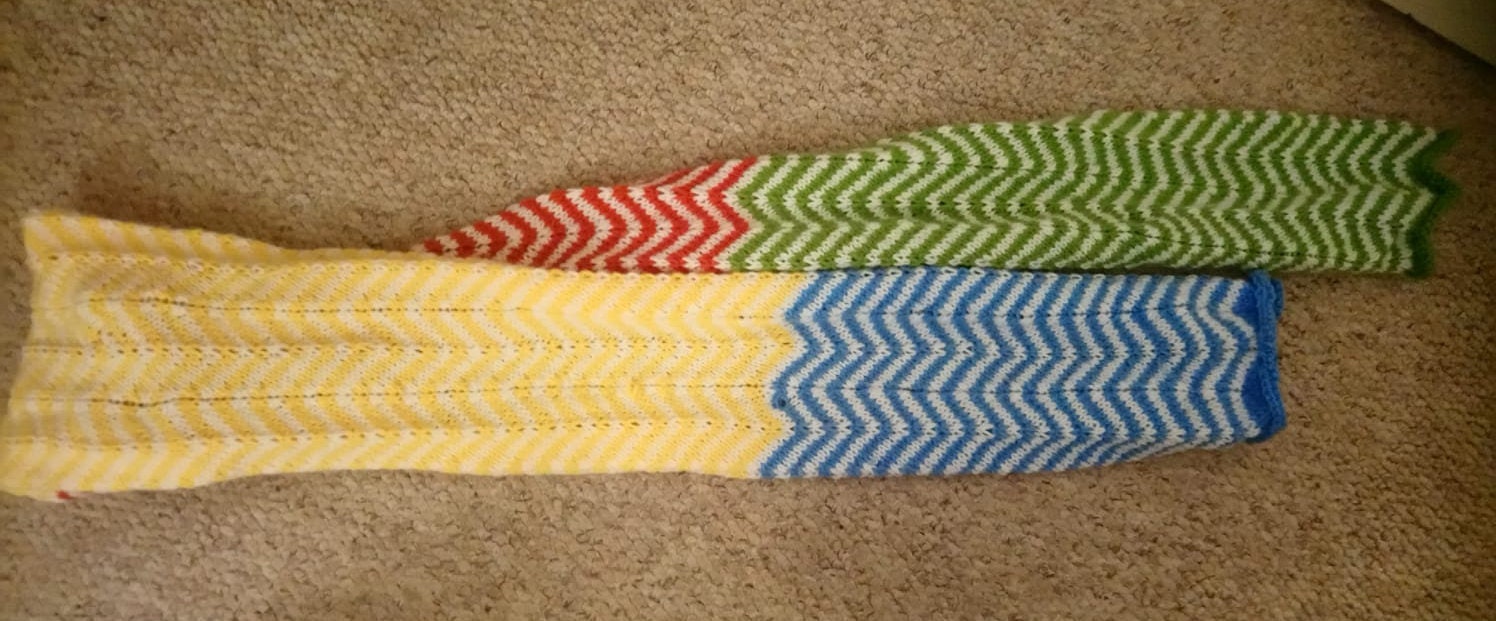 Chevron Schal, Sommer Schal Sommerlich Dk Doppelt Gestrickt Hausgemachte Handgestrickte Damen Unisex Accessoire Chevron Schal, Sommer Schal Sommerlich Dk Doppelt Gestrickt Hausgemachte Handgestrickte Damen Unisex Accessoire von thestitchyscientist