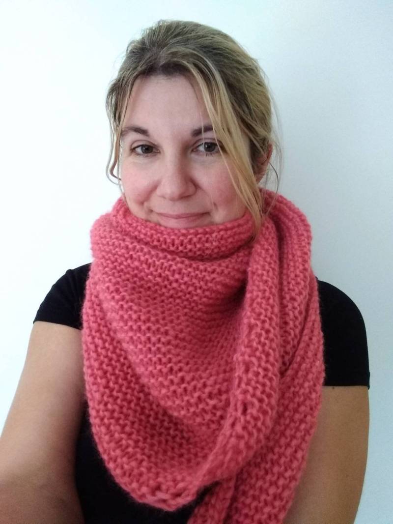 Super Weiche Handgestrickte Alpaka-Schal Super Weiche Handgestrickte Alpaka-Schal von thestripyalpaca