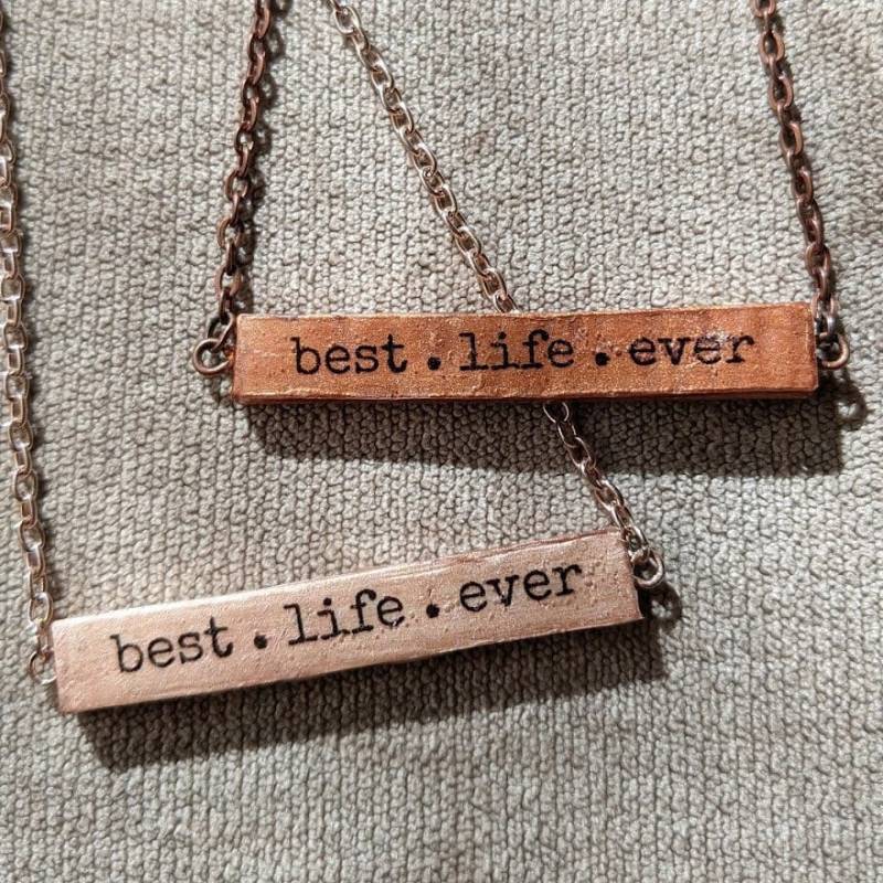 Best Life Ever Personalisierte Gold Bar Halskette Jw Taufe Geschenk Für Sie Best Life Ever Personalisierte Gold Bar Halskette Jw Taufe Geschenk Für Sie von theswych