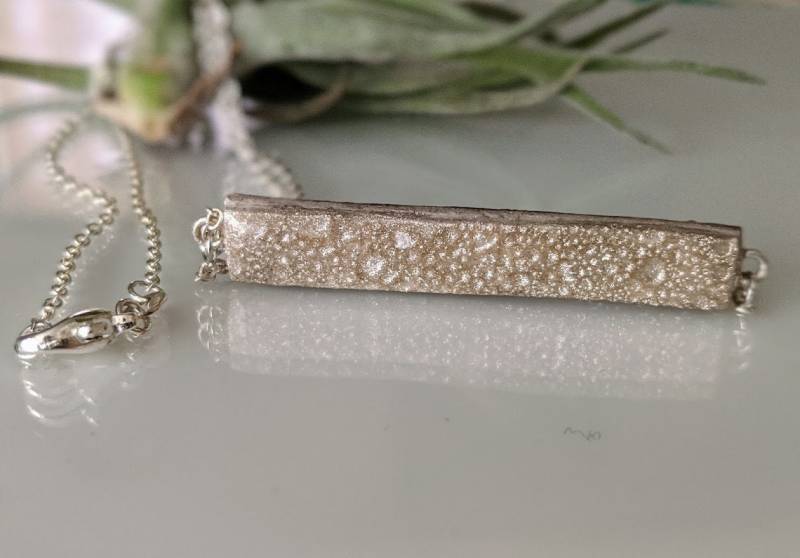 Faux Diamond Bar Halskette von theswych