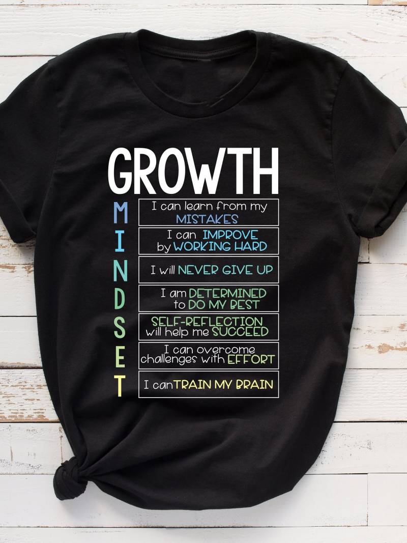 Wachstums-Mentalität/Inspiration Lehrerhemden Geschenke Sale Wachstums-Mentalität/Inspiration Lehrerhemden Geschenke Sale von theteacherhut