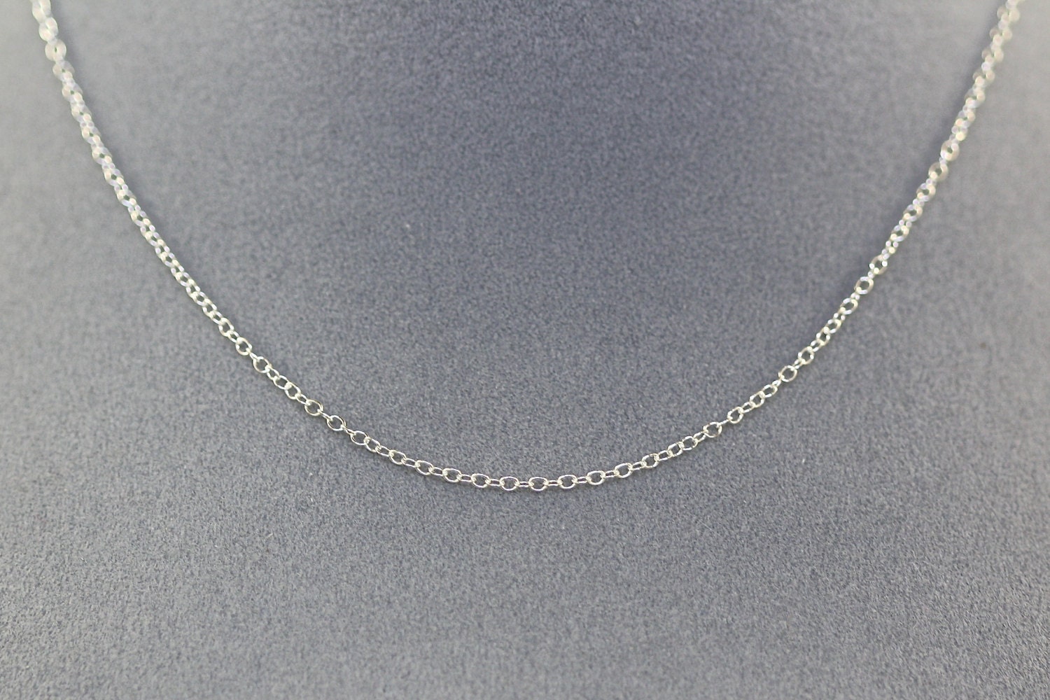 16 "Silberkette - Fertige Silberkette Einfache Kette Offene 16 "Silberkette - Fertige Silberkette Einfache Kette Offene von thetimeoutcollection