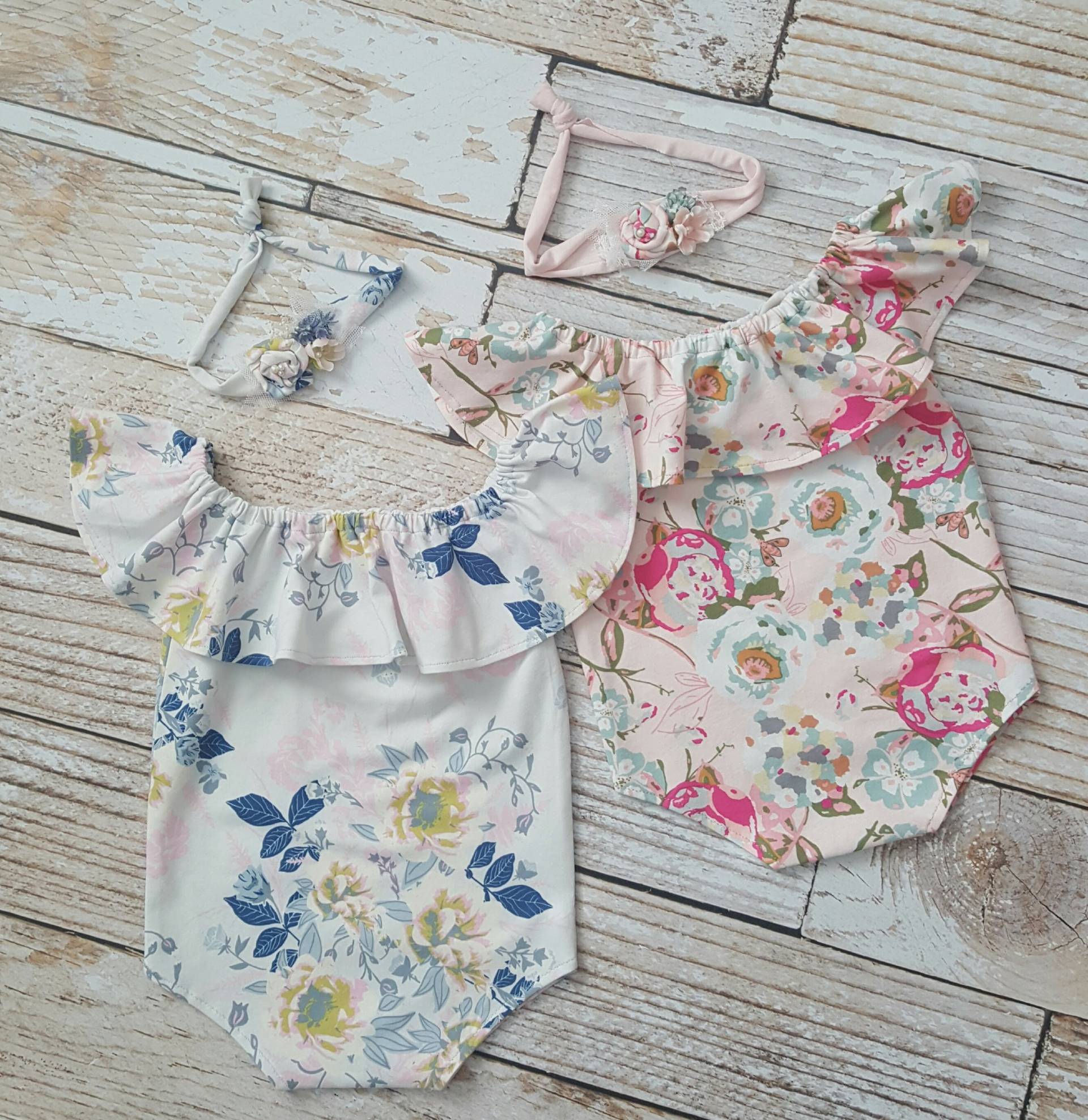 Bree Neugeborenen Mädchen Set, Foto Requisite, Strampler, Fotografie Krawatte, Baby von thetreetopshoppe