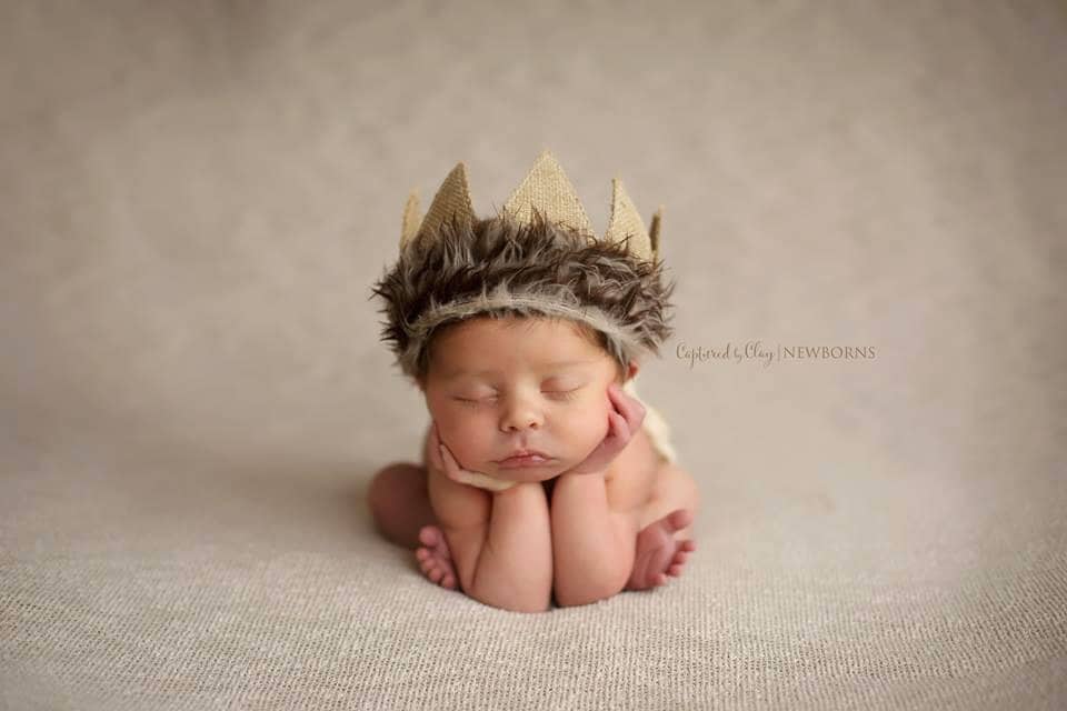 Max Krone, Krone Foto Requisite, Wo Die Wilden Dinger Sind Junge Photo Prop, Prop, Neugeborene Kostüm von thetreetopshoppe