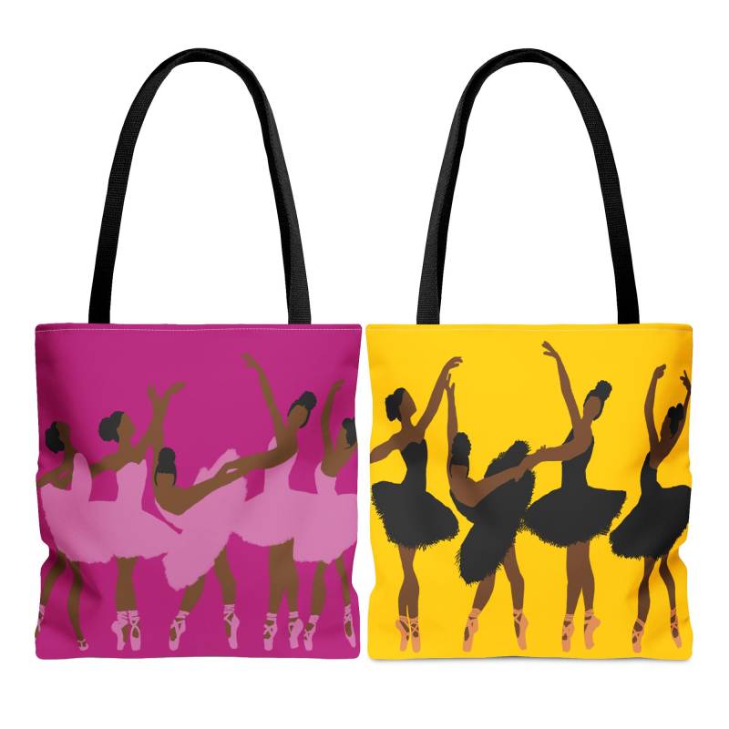 Schwarze Ballerina-Einkaufstasche Tanz-Aufführungs-Theaterzubehör von thetrinigee